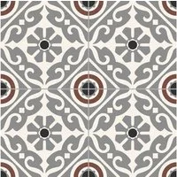 BOXTEC Bodenfliese RIONI GREY 16.5 x 16.5 Feinsteinzeug Wand- und Bodenfliese, Feinsteinzeug 16.5x16.5, Grau
