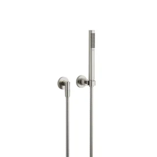 Dornbracht Schlauchbrausegarnitur mit Einzelrosetten TARA 27802892 Platin gebürstet 27802892-06