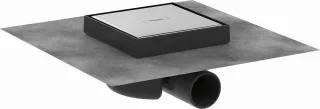 Hansgrohe RainDrain Spot Punktablauf 151 x 150 mm Rost befliesbar BST, 56112800 56112800