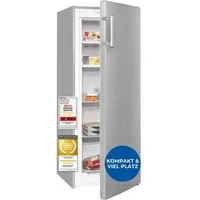 exquisit Gefrierschrank GS5231-NF-H-040C weiss, 143 cm hoch, 54 cm breit, NoFrost, Abtauverfahren automatisch, Schnellgefrierfunktion