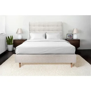 Sommeil de Plomb Kopfteil, Beige, Holz, Kiefer, Uni, 140x120x10 cm, Oeko-Tex® Standard 100, Schlafzimmer, Betten, Bett-Kopfteile