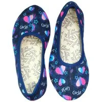 Beck Schläppchen Girls Gymnastikschuh rutschfeste Laufsohle, Made in Germany
