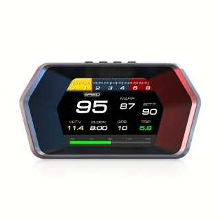 Weiying P17 Car Head Up Display HUD Smart Gauge GPS Beidou Dual Mode Positioning LCD Screen OBD scanner Digital Gauges f