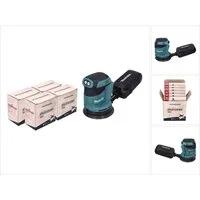 Makita Akku-Exzenterschleifer DBO 180 Z Akku Exzenterschleifer 18 V 125 mm + 4x Toolbrothers TURTLE