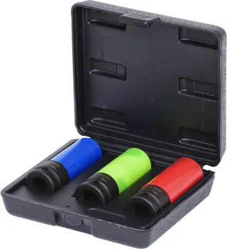 KS Tools 1/2" Alu-Felgen Kraft-Stecknuss-Satz robust, 3-tlg - 515.1070