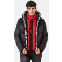 Cipo & Baxx Winterjacke Jacke im Kontrast-Look