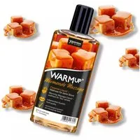 JOYDIVISION Gleitgel Gleitmittel Massage Oral Karamell Gel Wasserbasis Vegan Wärmend, Packung, 1-tlg., wärmendes Massagegel mit Karamellduft und Geschmack