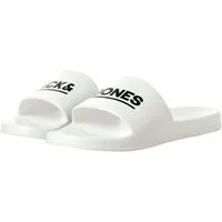Jack & Jones JFWOLLIE Slider LN Badeschuh mit plakativem Markenschriftzug