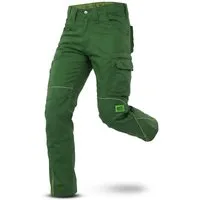 TMG International Arbeitshose Bundhose Cargohose Kultworker Herrenhose gerade und ergonomisch geschnitten - dehnbarer Hosenbund - bis Gr. 82