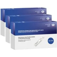 IEA Medical Inhalations-Zusatz isotonische Kochsalzlösung 0,9% NaCl zum inhalieren 60 x 5ml, 60-tlg., steril, konservierungsfrei, für Pollenzeit, Allergie, Alltag & Familie