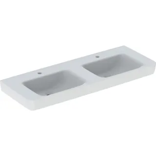 Geberit Renova Plan Doppelwaschtisch 130x48cm 501711008