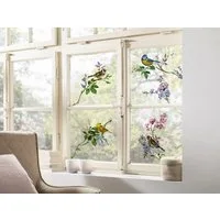 Komar Fensterbild Wedding Birds, 31x31 cm (Breite x Höhe), selbsthaftend