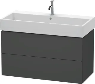 Duravit L-Cube Waschtischunterbau wandhängend Graphit Matt 984x459x544 mm - LC627804949 LC627804949