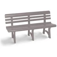 Bica Gartenbank Olimpia in Taupe Sitzbank mit ergonomischer Sitzfläche Final Sale