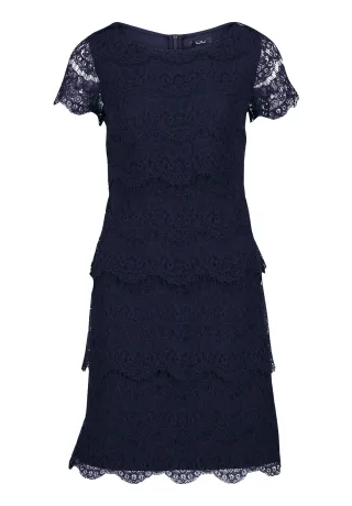 Vera Mont - Kleid gefüttert, kurz Night Sky - Gr. - 48