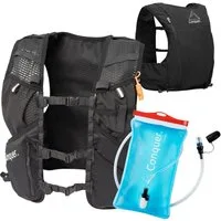 Conquer. Trinkrucksack 5L Damen & Herren – Ultraleichte Laufweste, Laufrucksack, Kangoroofach, Fronttaschen, Reißverschlussfach