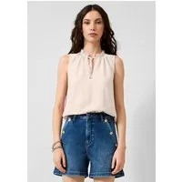 QS Blusentop Bluse Blusentop aus Viskosemix