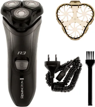 Remington Elektrorasierer "R3002 R3 Style Series" 1 Stk. Aufsätze integrierter Präzisionstrimmer 3-Tage-Bart-Aufsatz, netzbetrieben, Dual-Track-Schneidesystem