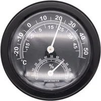 BENSON Raumthermometer 1-6 Thermometer Hygrometer Luftfeuchtigkeit, 1-tlg., Temperatur, Analog, Wetterstation, Rund