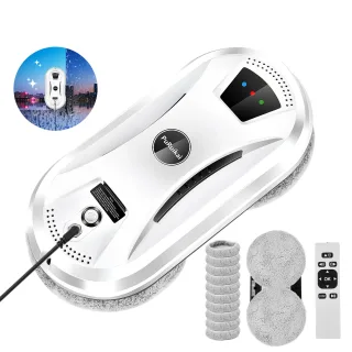 [EU DIRECT] PuRuiKai Window Cleaning Robot High Suction Electric Window Cleaner Robot Anti-falling Remote Control Robot