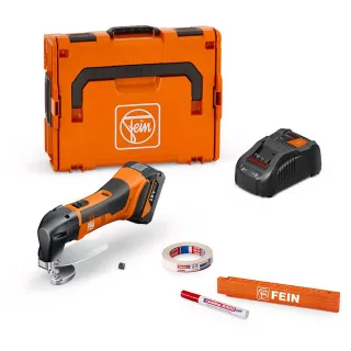 Fein Akku-Blechschere bis 1,6 mm ABLS 18 1.6 E AS Set 1x 5 Ah - 71300663000