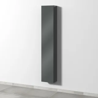Sanipa 3way Hochschrank mit 1 Tür, Anthrazit-Glanz SF16079