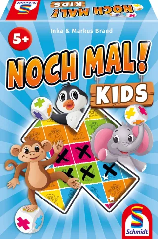 Schmidt Spiele 40610 Noch mal Kids Kinderspiel Würfelspiel Blau Grün Gelb