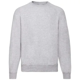 Fruit of the Loom - "Classic" Sweatshirt für Herren Raglanärmel (Grau)