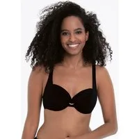 Rosa Faia Bügel-Bandeau-Bikini-Top Hermine, mit Bügel, Trägerbreite gestaffelt, Rückenfutter, verstellbare Träger