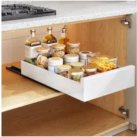 LuxusKollektion Schubladeneinsatz Teleskopschublade Küchenregal 30x43x9cm