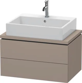 Duravit L-Cube Konsolenwaschtischunterbau wandhängend Basalt Matt 720x477x400 mm - LC580604343 LC580604343