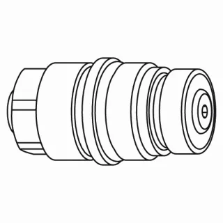 KWC Oberteil UP 1/2", Einschraubgewinde 3/4",501559 501559