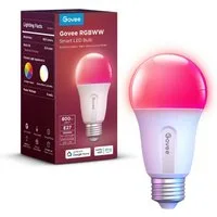Govee LED-Leuchtmittel Govee RGBWW Smart LED Bulb (1 Pack) E27