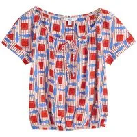 Next T-Shirt T-Shirt mit U-Ausschnitt und Ballonsaum (1-tlg)