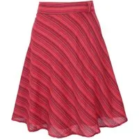 Guru-Shop Minirock Leichter gestreifter Wickelrock, Boho.. alternative Bekleidung