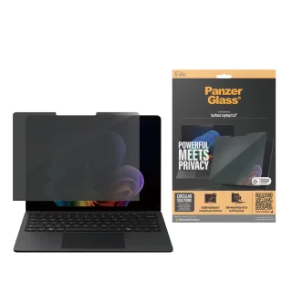 PanzerGlass ® Privacy Displayschutz Microsoft Surface Laptop 7th Edition 13.8'' | Ultra-Wide Fit | p6275 | Ge