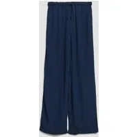 s.Oliver Chinos Hose WIDE LEG Wide Leg-Hose aus Crinkle-Viskose