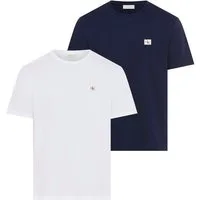 Calvin Klein Jeans T-Shirt (Packung, 2-tlg., 2er-Pack) Mit Rundhalsausschnitt