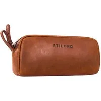 STILORD Etui "Dale" Großes Leder Federmäppchen im Vintage Stil für Schule,Uni, Büro