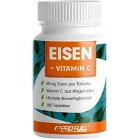 ProFuel ProFuel EISEN + nat. Vitamin C 180 Tab. Tabletten, 180 St.
