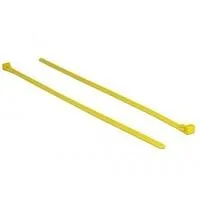 Hitzebeständige Kabelbinder 300mm x 7,6mm gelb, 100 Stück, UV-beständig