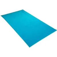 Vossen Strandtuch Beach Club, Frotteevelours (1-St), Badetuch, Uni Farben, mit Schriftzug