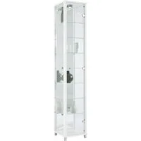 fif möbel Vitrine OPTIMA Standvitrine/Glasvitrine 1x Glastür,perfekt für Sammler,Sammlervitrine