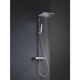 Grohe Euphoria SmartControl 310 Duschsystem 26508000, chrom, Cube Duo, Kopfbrause eckig