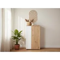 Home affaire Mehrzweckschrank Wien (H/B/T ca. 121/70/35 oder 160/70/35) Mehrzweckschrank, Melamin-Oberfläche, Einlegeböden höhenverstellbar