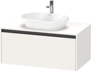 Duravit Ketho.2 Konsolenwaschtischunterbau wandhängend Weiß Supermatt 1000x550x459 mm - K24886084840 K24886084840000