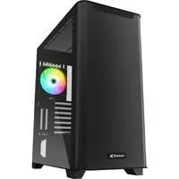 M30 RGB, Tower-Gehäuse schwarz, Gehärtetes Glas