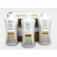 Göksoy Kozmetik Haarpflege-Set Bio Keratin Gold Haarglättungsset 700ml