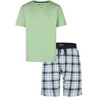 Phil & Co. Shorty Herren Pyjama kurz (2 tlg) Baumwolle