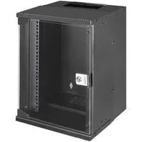 Wandgehäuse SOHO PRO - 254 mm (10") 460x315x300 mm , IT-Schrank schwarz, 9 Höheneinheiten